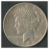 1934-D Peace Silver Dollar
