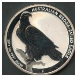 2017 AUS $1 Wedge-Tailed Eagle .999 Silver 1 ozt