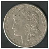 1921-S Morgan Silver Dollar VAM 6B 'No S'