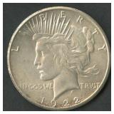 1922-S Peace Silver Dollar