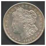 1921-D Morgan Silver Dollar VAM-8A