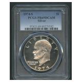 1974-S Silver Eisenhower Dollar PCGS PR69 DCAM