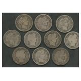 10 Barber Head Dimes S Mint Marks