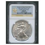2011 (W) ASE Silver Eagle NGC MS 69
