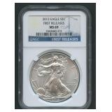 2012 ASE Silver Eagle NGC MS 69