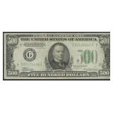 1934 $500 Federal Res Note Chicago FR-2201G