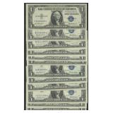 15- Mixed 1935 and 1957 $1 Silver Certificates