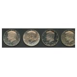 4- 1976-S 40% Silver Proof Kennedy Half Dollars