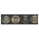 4- 1976-S 40% Silver Proof Kennedy Half Dollars