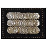 Roll of Mixed Roosevelt Silver Dimes AU/BU