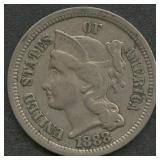 1888 Three Cent Nickel