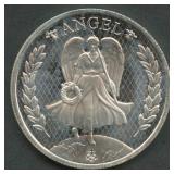 2023 St. Helena 1 Pd Angel .999 Silver Round 1