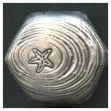 Starfish .999 Silver Hexagon 1.1 ozt