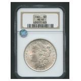 1881 Morgan Silver Dollar NGC MS 65