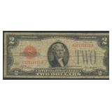 1928 $2 Legal Tender Note Red Seal  FR-1501