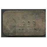 Empire Precious Metals .999 Silver Bar 1 ozt