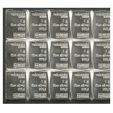 15- Valcambi-Suisse .999 Silver Bars 1 Gram