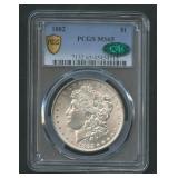 1882 Morgan Silver Dollar PCGS MS 65 CAC