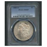 1885-O Morgan Silver Dollar PCGS MS65