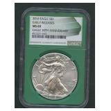 2016 ASE Silver Eagle 30th Anniv NGC MS 69