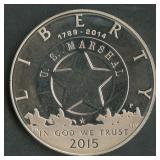 2015-P US Marshals Service $1 .900 Silver