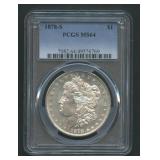 1878-S Morgan Silver Dollar PCGS MS 64