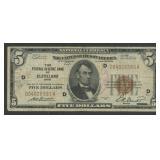 1929 $5 Federal Reserve Bank Note FR-1850D