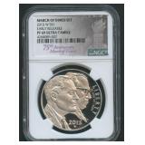 March of Dimes 2015-W Silver $1 NGC PF69 Ult C