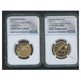 2- 2018-S PF $1 American Innovation NGC Graded