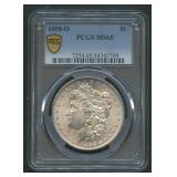 1898-O Morgan Silver Dollar PCGS MS 65