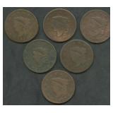 6- 1817 Coronet Head Large Cents