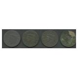 4- 1816 Coronet Head Large Cents