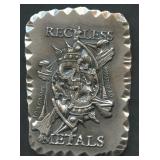 Reckless Metals .999 Silver Bar 3.21 ozt