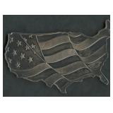 Elemental Metals USA Map .999 Silver Bar 5 ozt