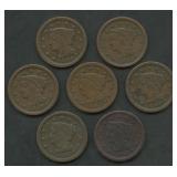 7- 1847 Braided Hair Large Cents