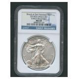 2014 (S) ASE Silver Eagle NGC MS 69