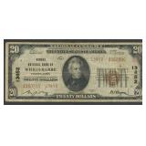 1929 $20 National Bank Note Type 2 FR-1802-2