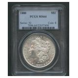 1880 Morgan Silver Dollar PCGS MS 64
