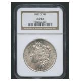 1880-O Morgan Silver Dollar NGC MS 62