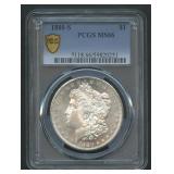 1880-S Morgan Silver Dollar PCGS MS 66