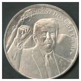 2020 Donald J. Trump .999 Silver Round 1 ozt