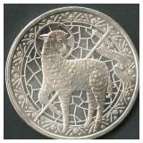 Jesus Lamb of God .999 Silver Round 1 ozt