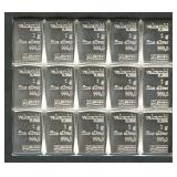 15- Valcambi-Suisse .999 Silver Bars 1 Gram