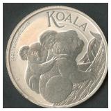 2023 Australia $1 Koala .999 Silver Round 1 ozt