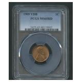 1909 VDB Lincoln Head Cent PCGS MS65 RD