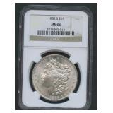1882-S Morgan Silver Dollar NGC MS66