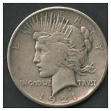 1921 Peace Silver Dollar
