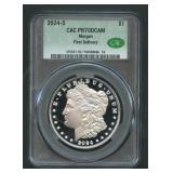 2024-S Morgan Silver Dollar CAC PR70 DCAM