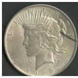 1922 Peace Silver Dollar Slag