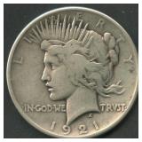 1921 Peace Silver Dollar